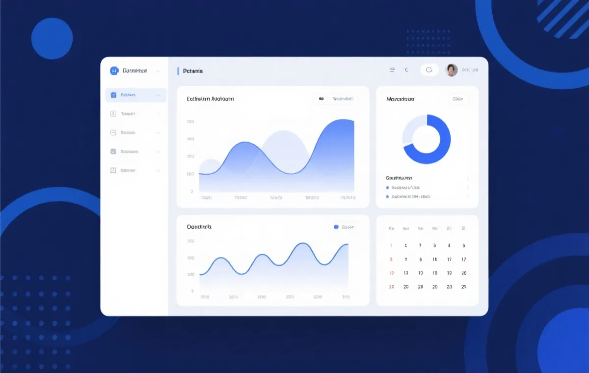 数据面板与图表示意